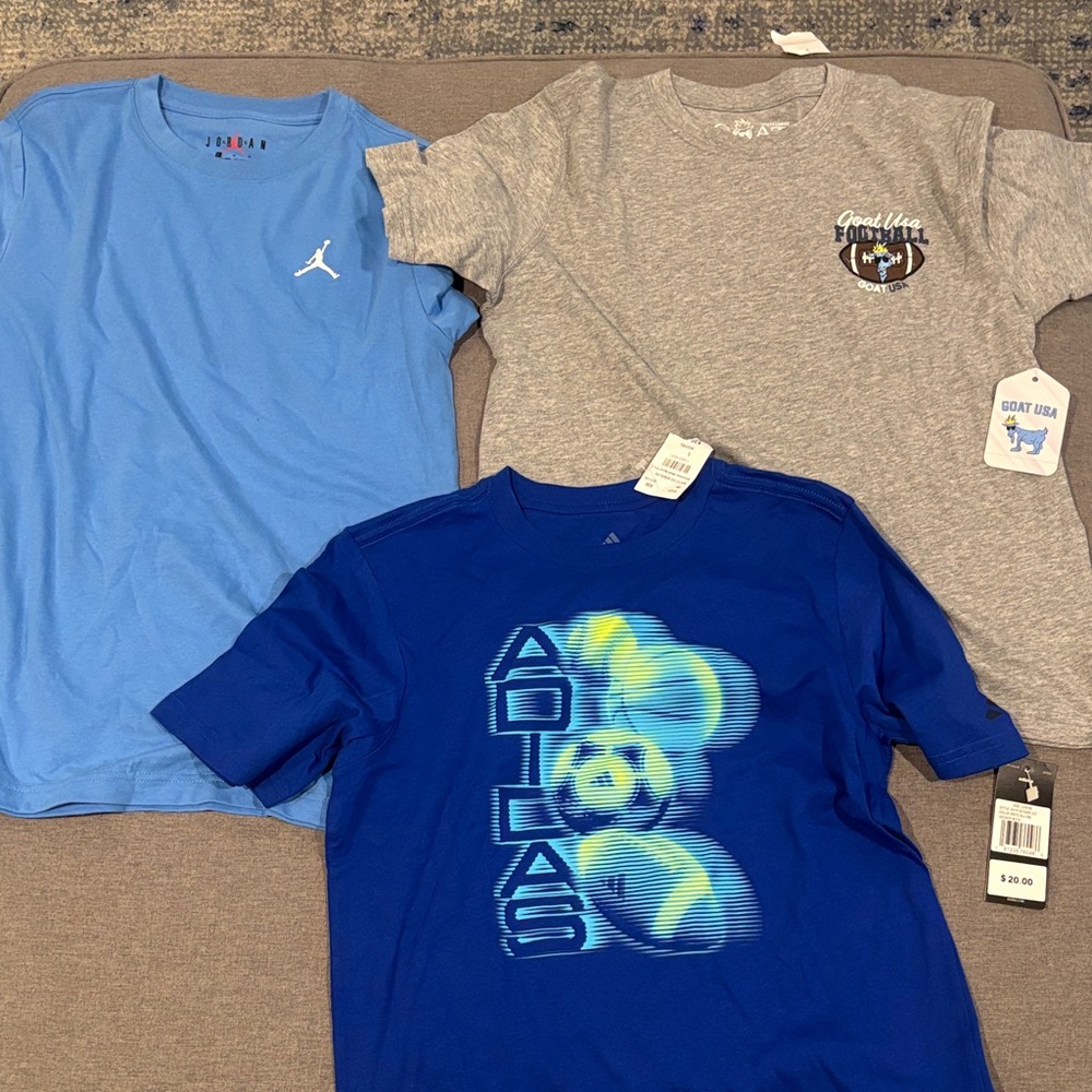 Adidas Kids Blue Graphic Tee